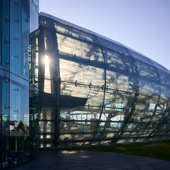 Outside view of Hangar-7